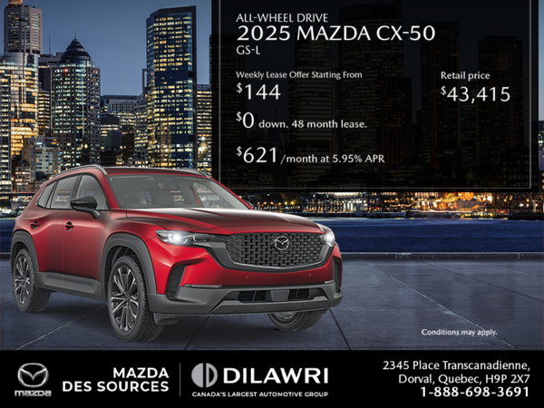 Get the 2025 Mazda CX-50