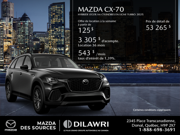 Procurez-vous le Mazda Cx-70 Mhev 2025