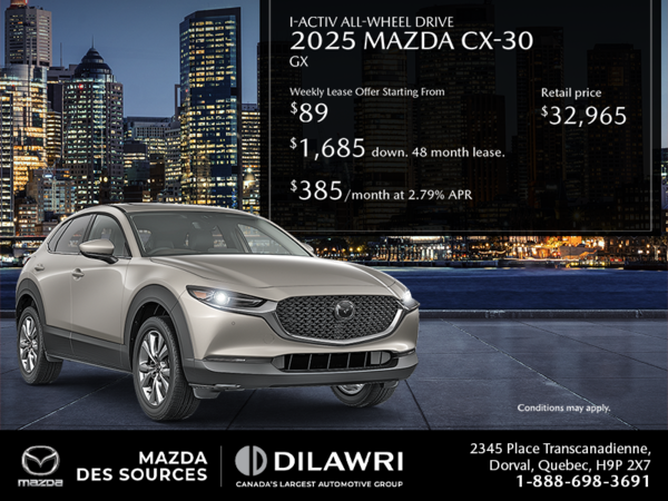 Get the 2025 Mazda CX-30