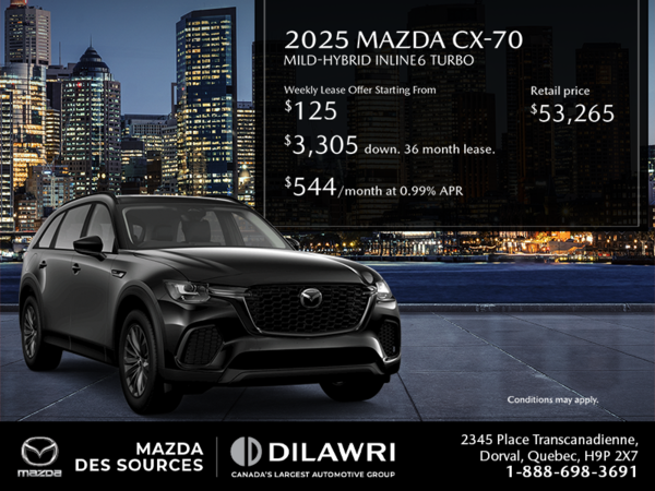 Get the 2025 Mazda CX-70 MHEV