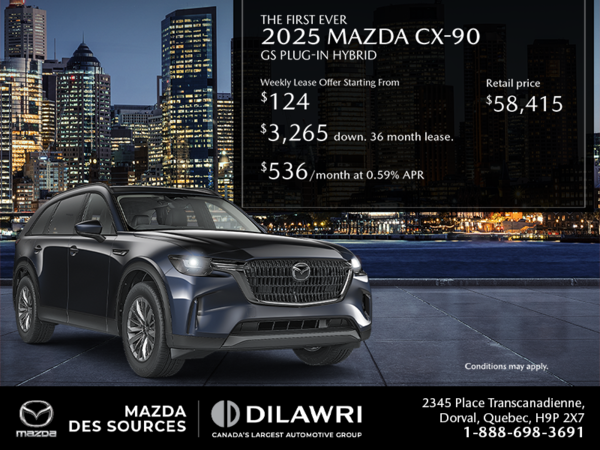 Get the 2025 Mazda CX-90 PHEV