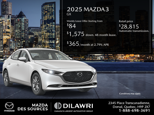 Get the 2025 Mazda3