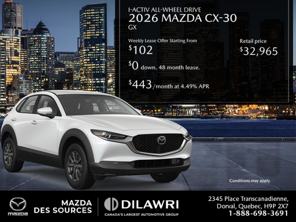 Get the 2026 Mazda CX-30