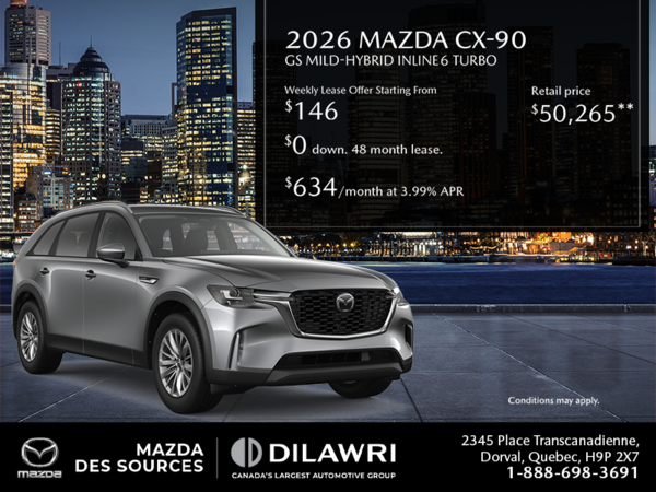 Get the 2026 Mazda CX-90 Mild Hybrid