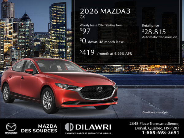 Get the 2026 Mazda3