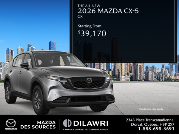 Get the 2026 Mazda CX-5