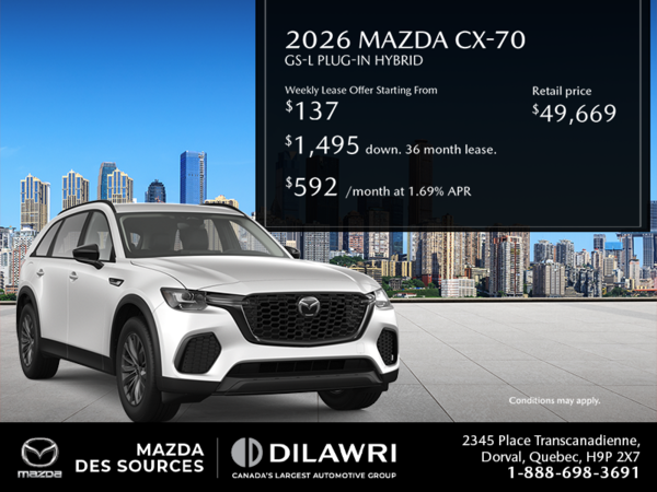 2026 Mazda CX-70 Plug-In Hybrid