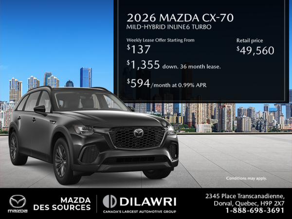 2026 Mazda CX-70 Mild Hybrid