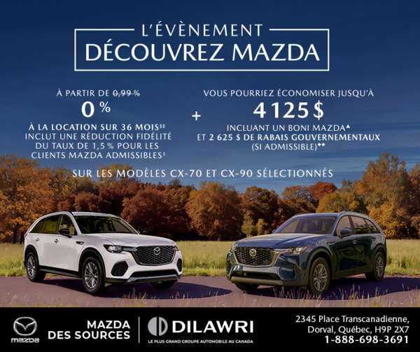 L'événement découvrez Mazda