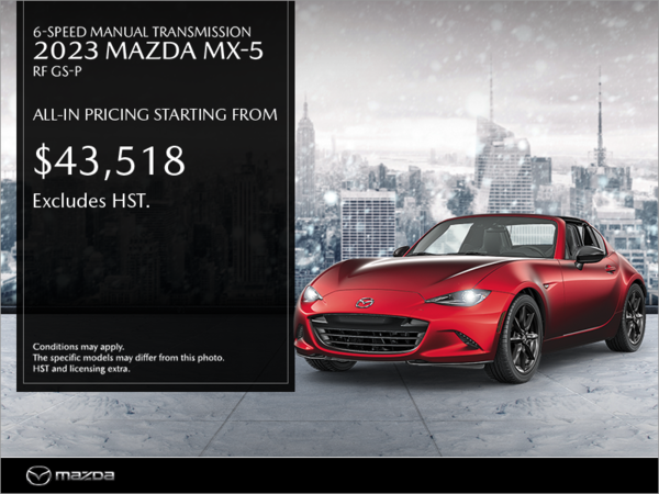 Get the 2023 Mazda MX-5 RF today!