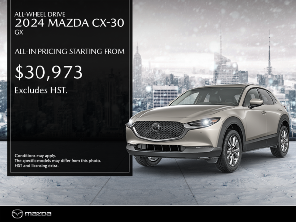 Get the 2024 Mazda CX-30 today!