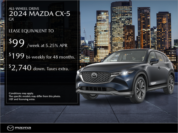 Get the 2024 Mazda CX-5 today!