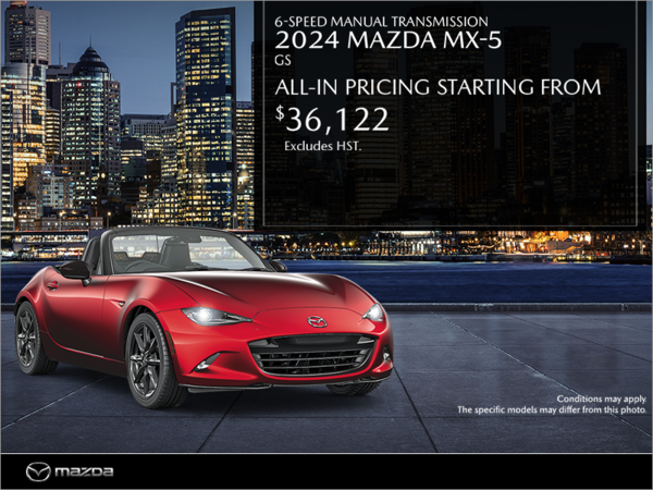Get the 2024 Mazda MX-5 today!