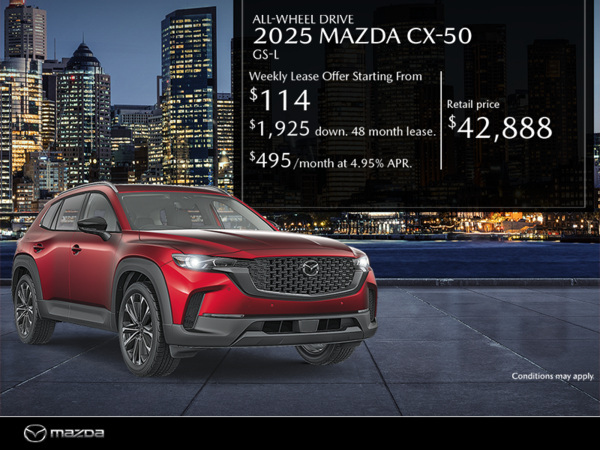 Get the 2025 Mazda CX-50