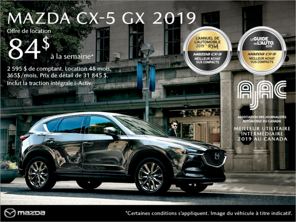 Procurez-vous le Mazda CX-5 2019!