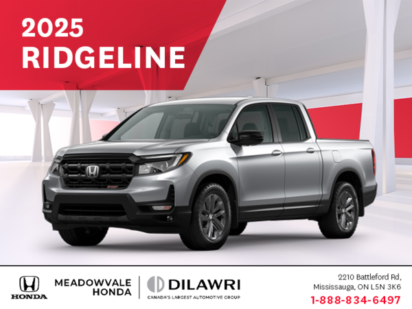 Get the 2025 Honda Ridgeline!