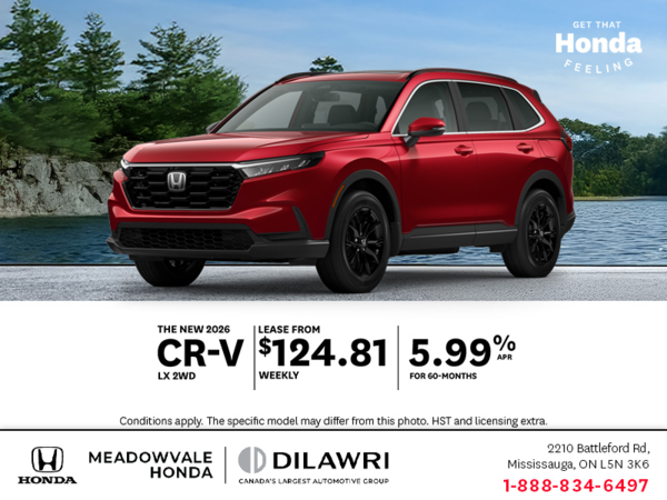 Get the 2026 Honda CR-V!