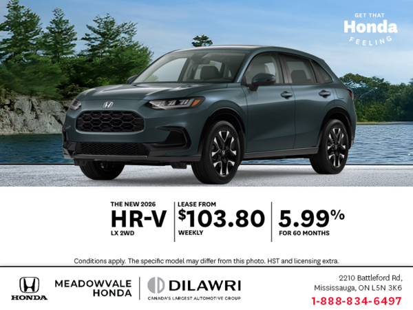 Get the 2026 Honda HR-V