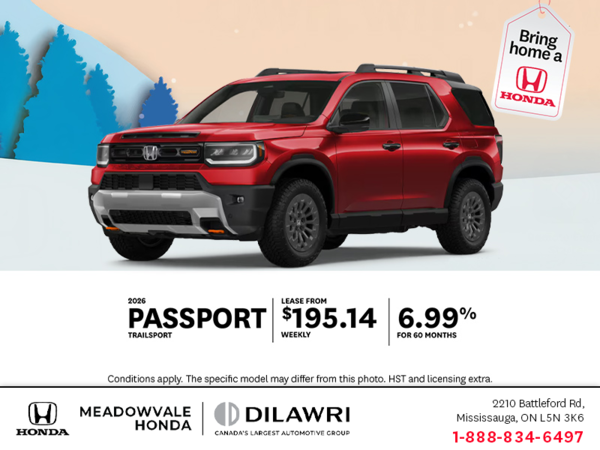 Get the 2026 Honda Passport!