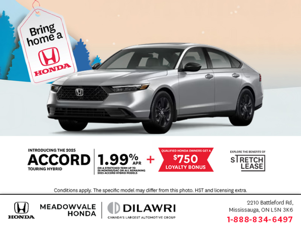 Get the 2025 Honda Accord!