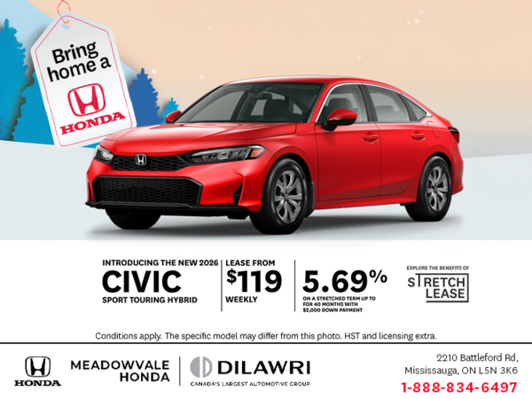 Get the 2026 Honda Civic Hybrid!
