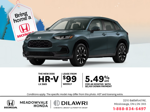 Get the 2026 Honda HR-V
