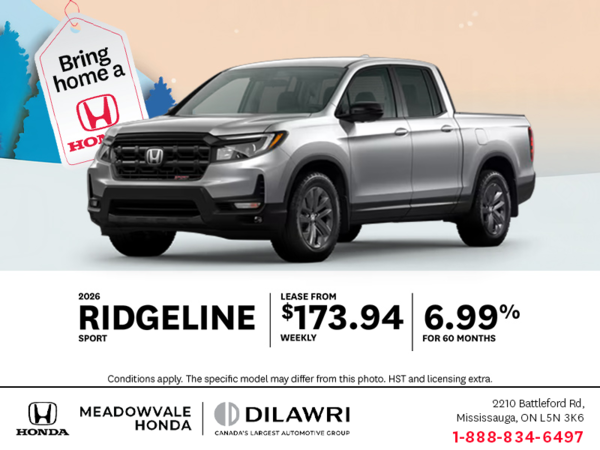 Get the 2026 Honda Ridgeline!