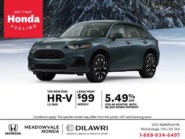 Get the 2026 Honda HR-V