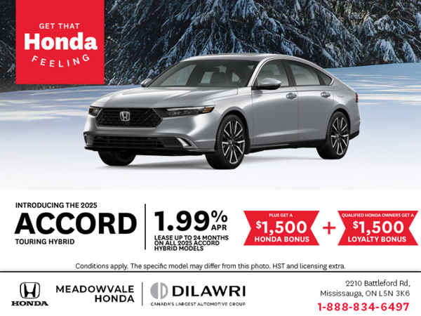 Get the 2025 Honda Accord!