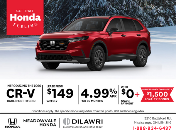 Get the 2026 Honda CR-V hybrid!