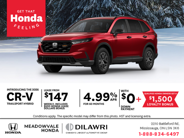 Get the 2026 Honda CR-V hybrid!