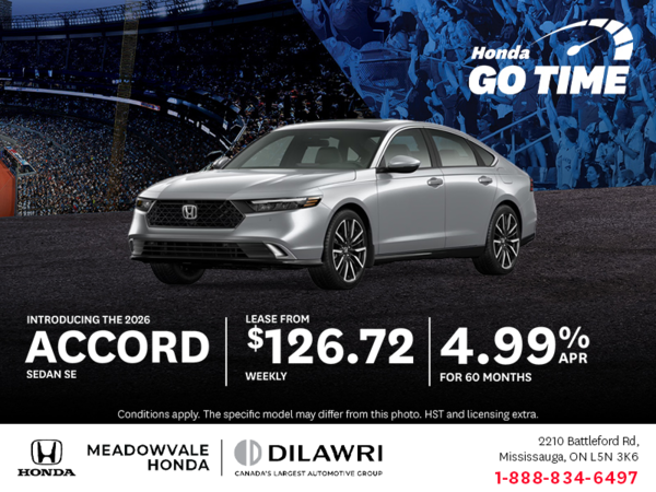 Get the 2026 Honda Accord!