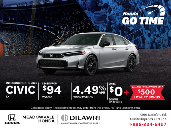 Get the 2026 Honda Civic!