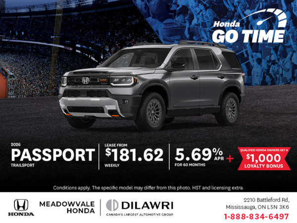 Get the 2026 Honda Passport!