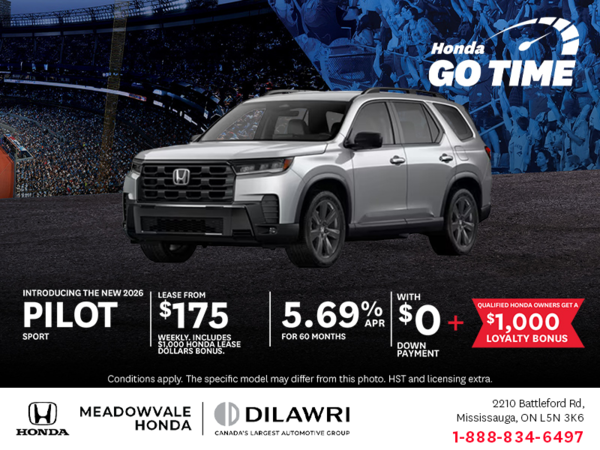 Get the 2026 Honda Pilot