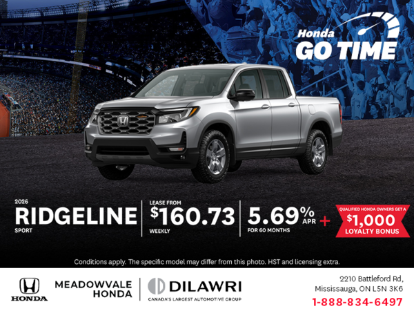 Get the 2026 Honda Ridgeline!