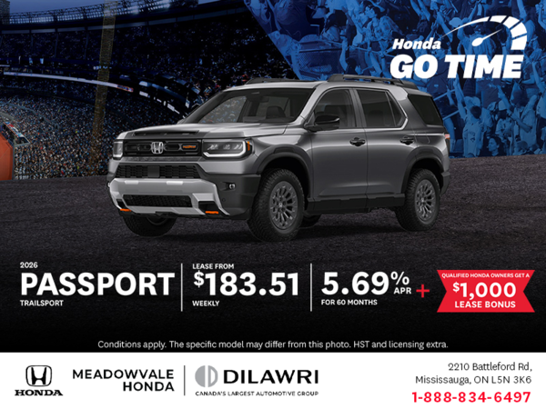 Get the 2026 Honda Passport!