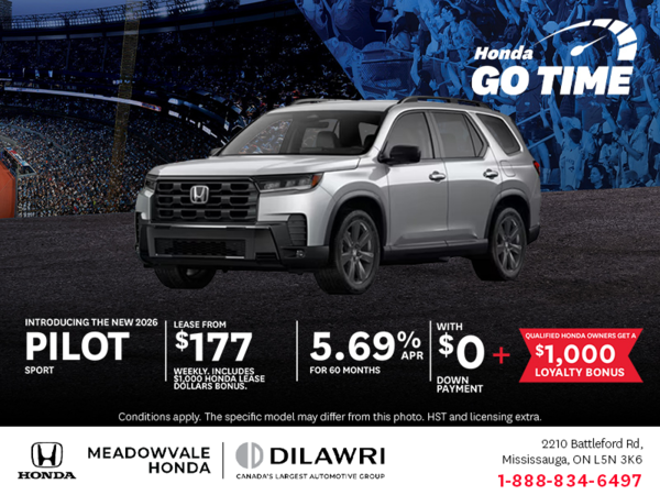 Get the 2026 Honda Pilot