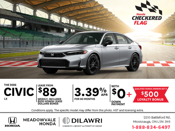 Get the 2026 Honda Civic!