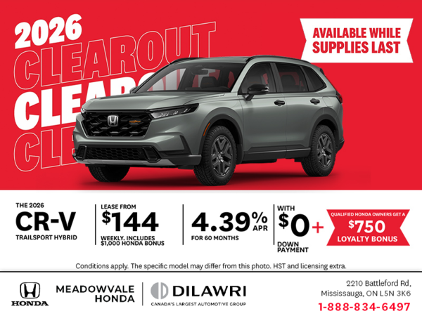Get the 2026 Honda CR-V hybrid!