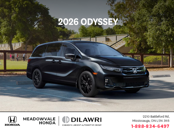 Get the 2026 Honda Odyssey!