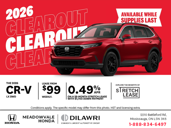 Get the 2026 Honda CR-V!