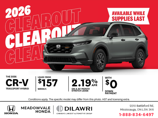 Get the 2026 Honda CR-V hybrid!