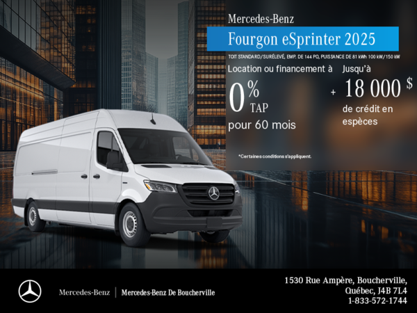 Fourgon eSprinter 2025