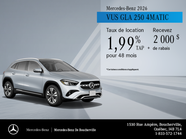 VUS GLA 250 4MATIC 2026
