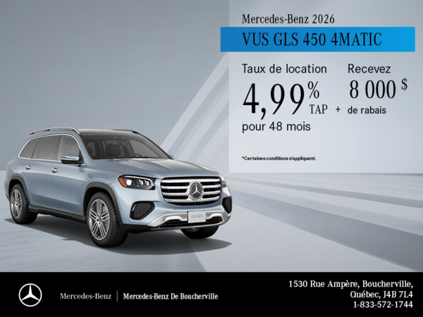 VUS GLS 450 4MATIC 2026