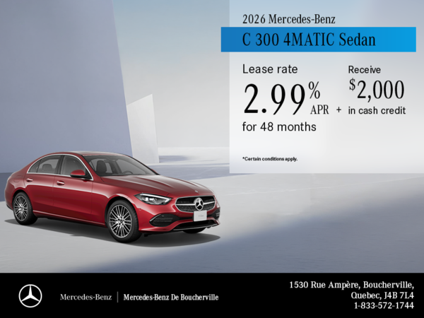 2026 Mercedes-Benz C-Class Sedan
