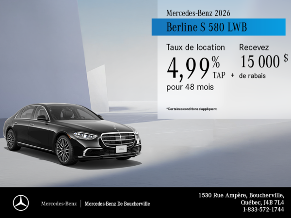 Mercedes-Benz S-Class Sedan 2026