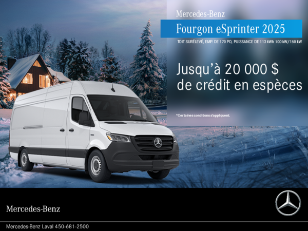 Fourgon eSprinter 2025