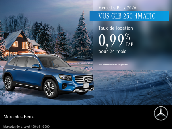 VUS GLB 250 4MATIC 2026